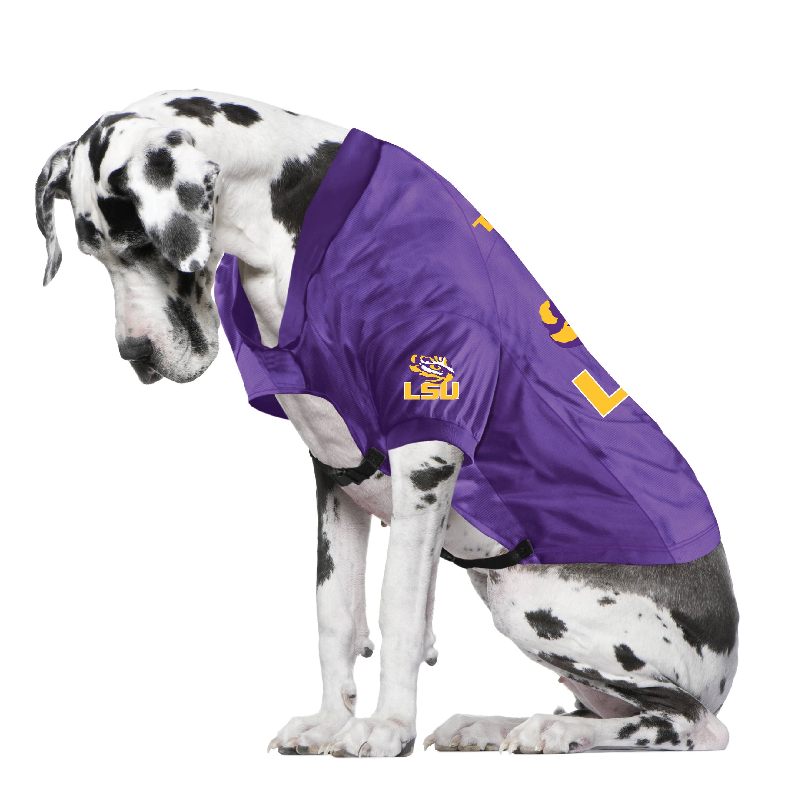 Little Earth Productions - Wholesale Pet Jersey - Dog - NCAA LSU Tigers Big Pet Stretch Jersey2