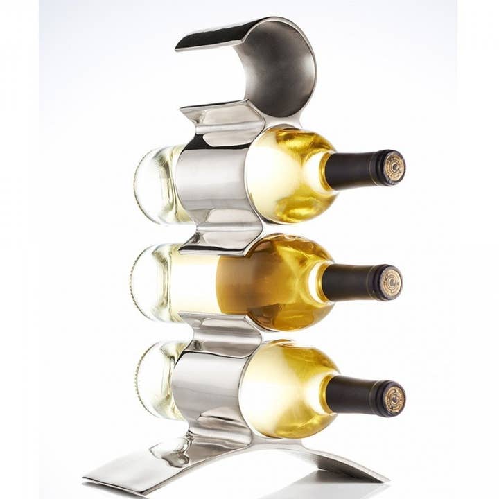 Munich Wine Bottle Holder Polished for wholesale by LUNARES