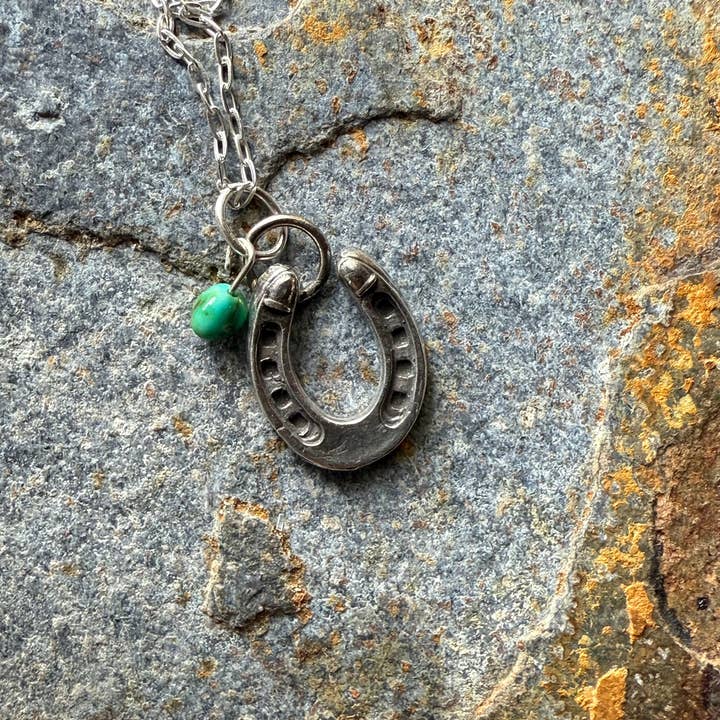 Wild Mountain Soul Designs - Wholesale Pendant/charm necklace - Silver Western Horseshoe Pendant8