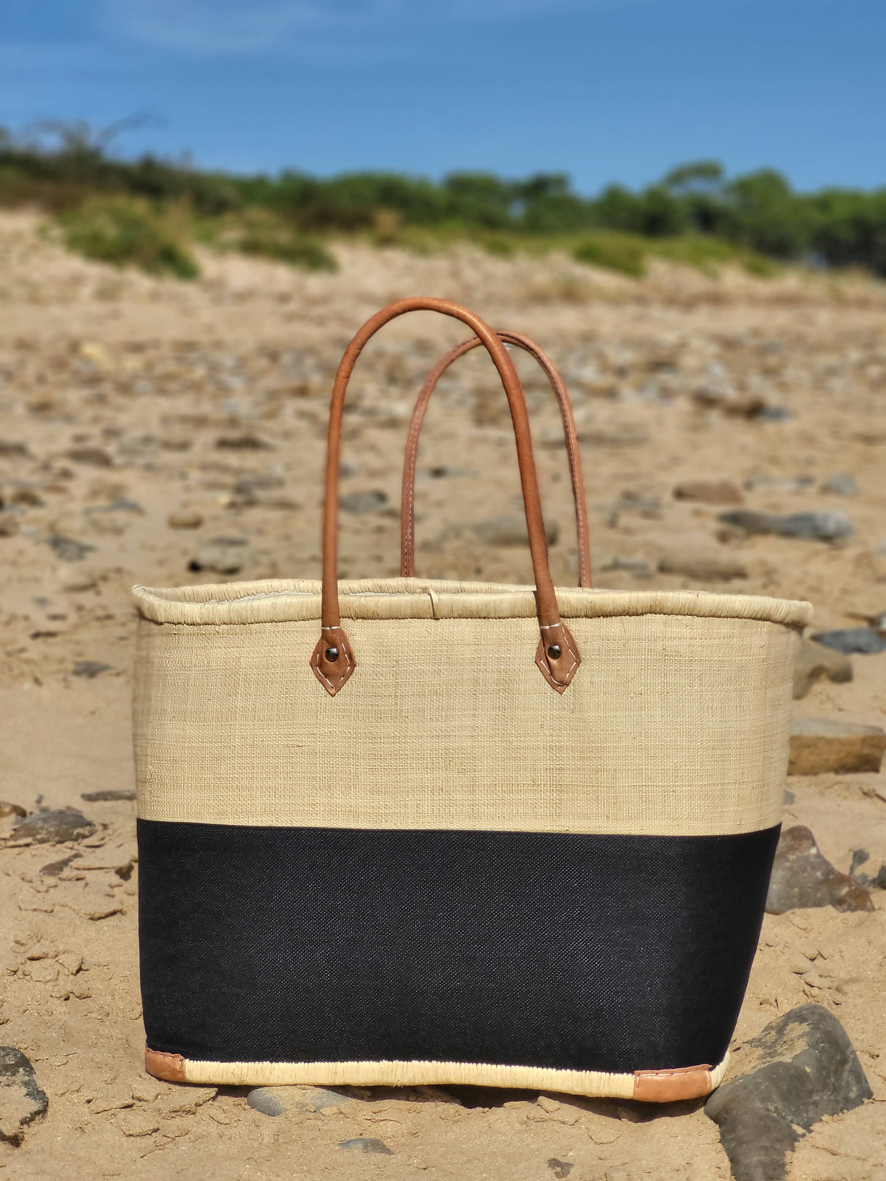 Nature et Fibre - Wholesale Beach Bag - Extra large family beach bag, straw beach basket,1