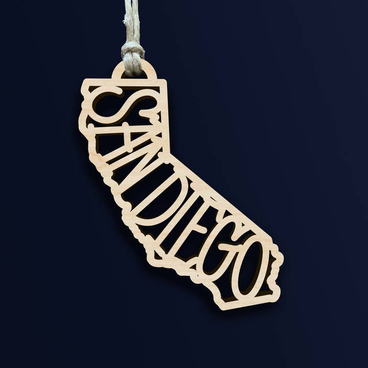 San Diego, CA Ornament for wholesale by Made by One32