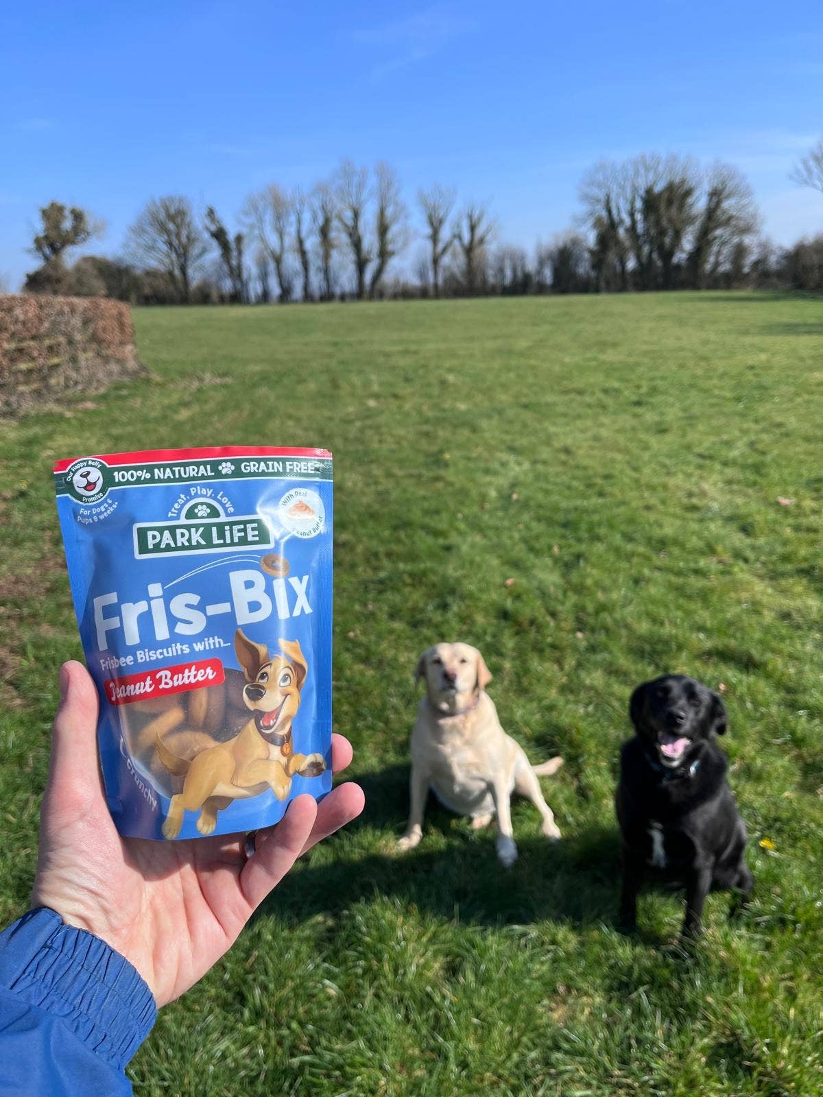 PARK LiFE – wholesale Pet biscuits – Dog – Fris Bix Frisbee Shaped Biscuits Peanut Butter 100g Pouch7