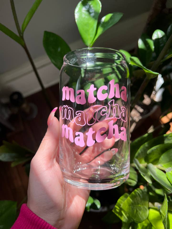 Coupe en verre Matcha pour la vente par Anissa Yanira Shop