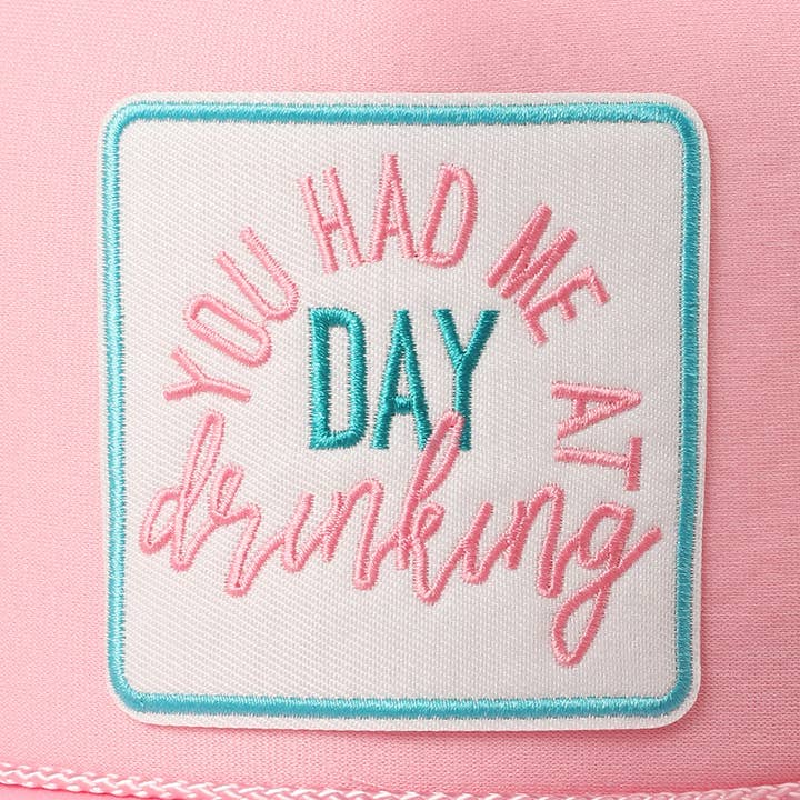 Fashion City - Vente Casquette de camionneur – unisexe - Casquette à filet avec écusson brodé "You Had Me At Day Drinking"17