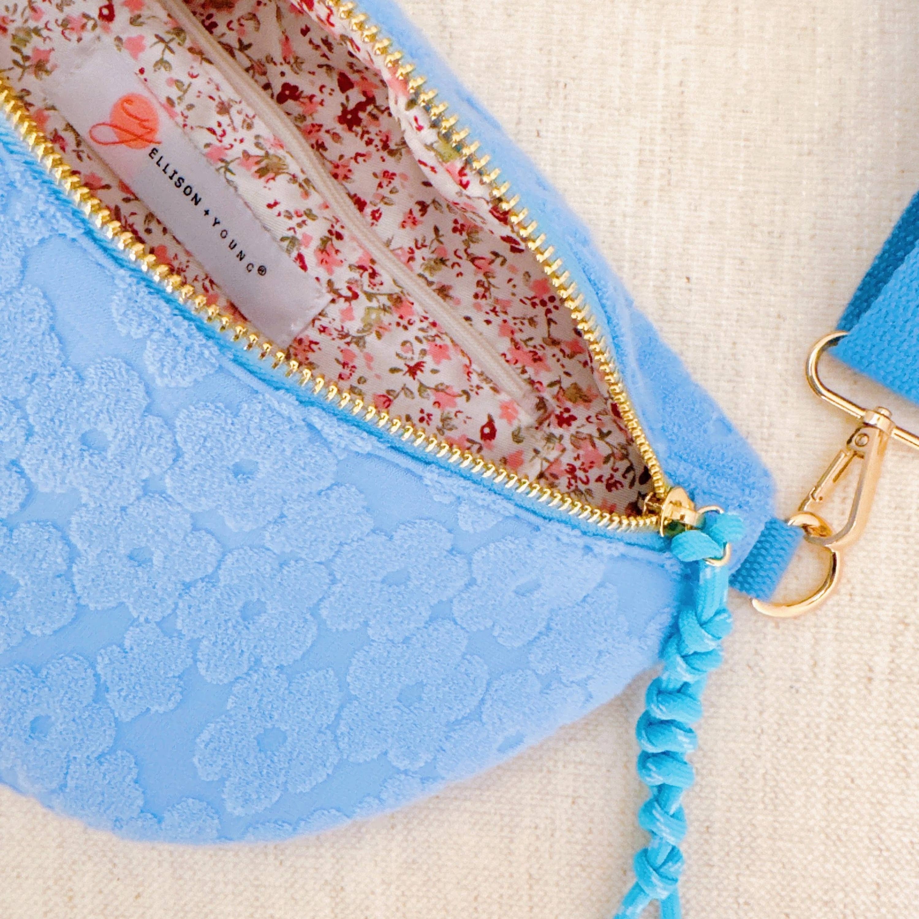 Ellison+Young - Wholesale Belt Bag - Women's - Embossed Daisy Blossom Belt Sling Bag5