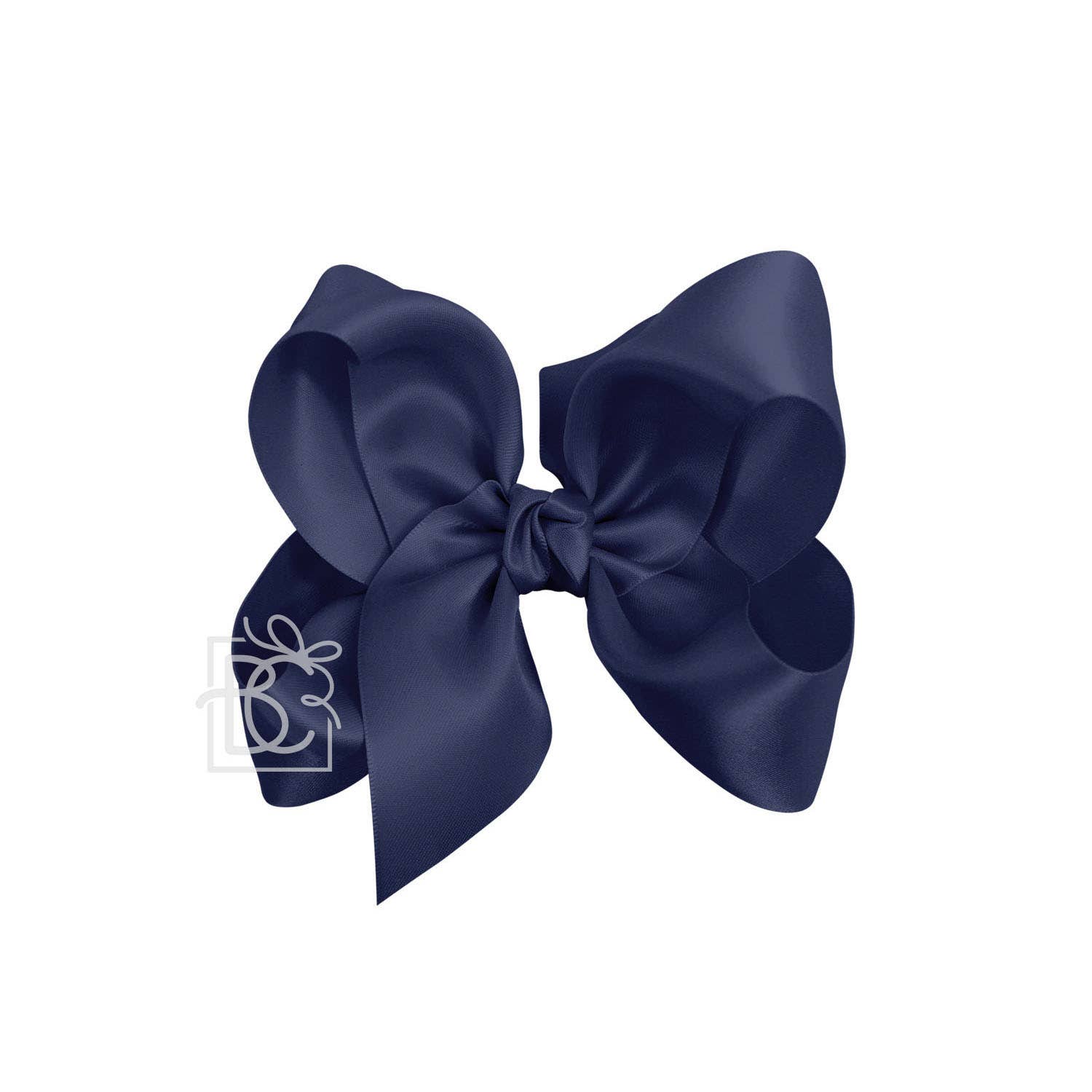 Beyond Creations, LLC - Wholesale Hair Bow - Kids - SATIN BOW ON CLIP116