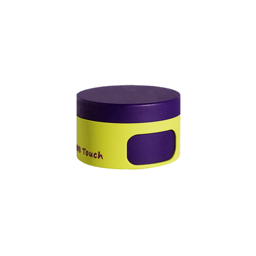 Papier Plume - Wholesale Pencil Sharpener - "Touch" a purple & lime sharpener with a medium waste cont.3