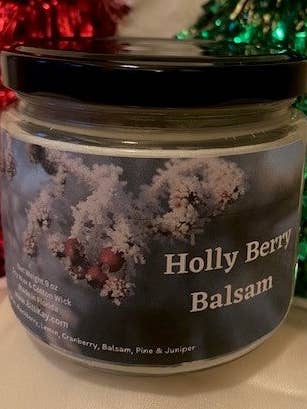 Holly Berry Balsam for wholesale by Billi Kay Designs N Candles