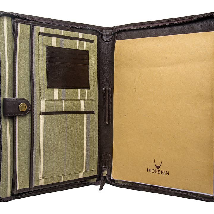 Hidesign - Wholesale Notebook - IMG iPad Leather Portfolio/Padfolio with Handmade Paper Notebook4