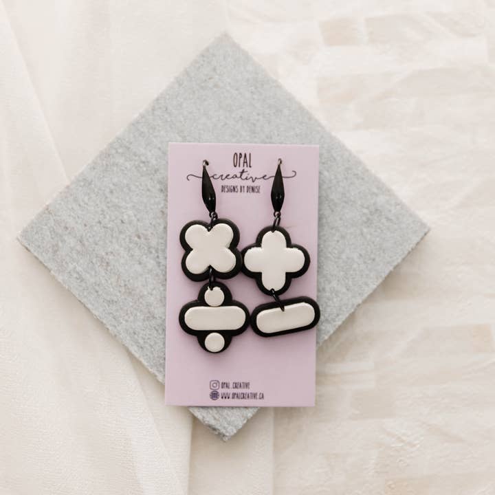 Math Teacher Polymer Clay Earrings for wholesale by Opal Creative