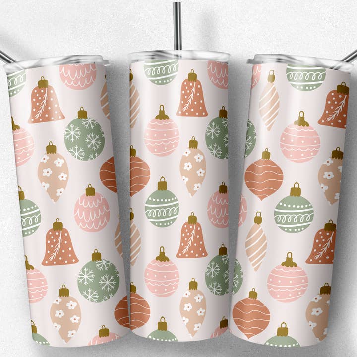 Christmas Tumbler, Santa Tumbler, Winter Tumbler for wholesale by So Peachy Designs