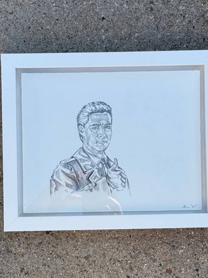 Disegno originale di Twin Peaks // Serie DAVID LYNCH 4 di 26 per la vendita all'ingrosso da parte di Paper 8