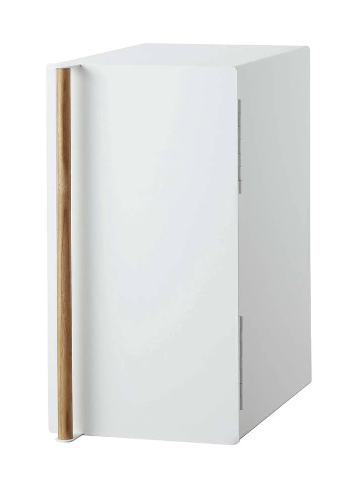 Bread Box - Vertical - Steel + Wood for wholesale by Yamazaki Home