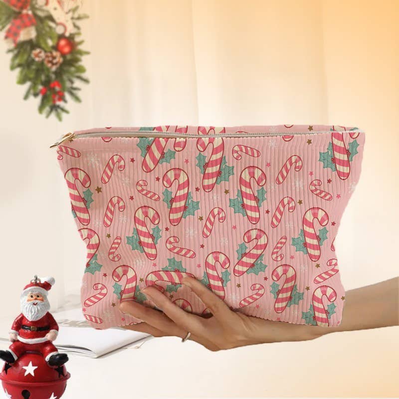 JOSSLYN by wall to wall - Wholesale Makeup/Cosmetic Bag - TRAVEL CHRISTMAS COSMETIC MAKEUP POUCH BAG | 40P5682