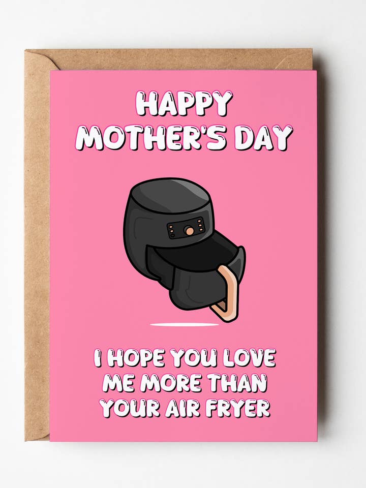 Mothers Day Card, Funny & Sarcastic Greeting Card for Mum for wholesale by Yeah Noted