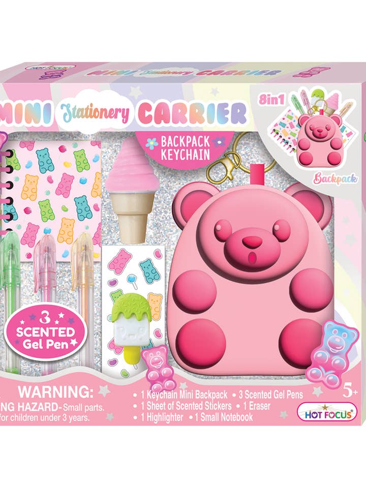 Mini Stationery Carrier, Gummy Bear for wholesale by Hot Focus, Inc.