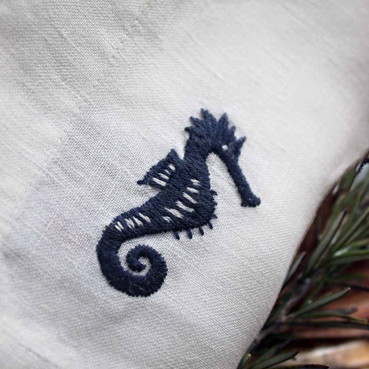 Guardanapo Cavalo-marinho 40x40cm 100% Algodão por atacado de indradanush - art of textiles