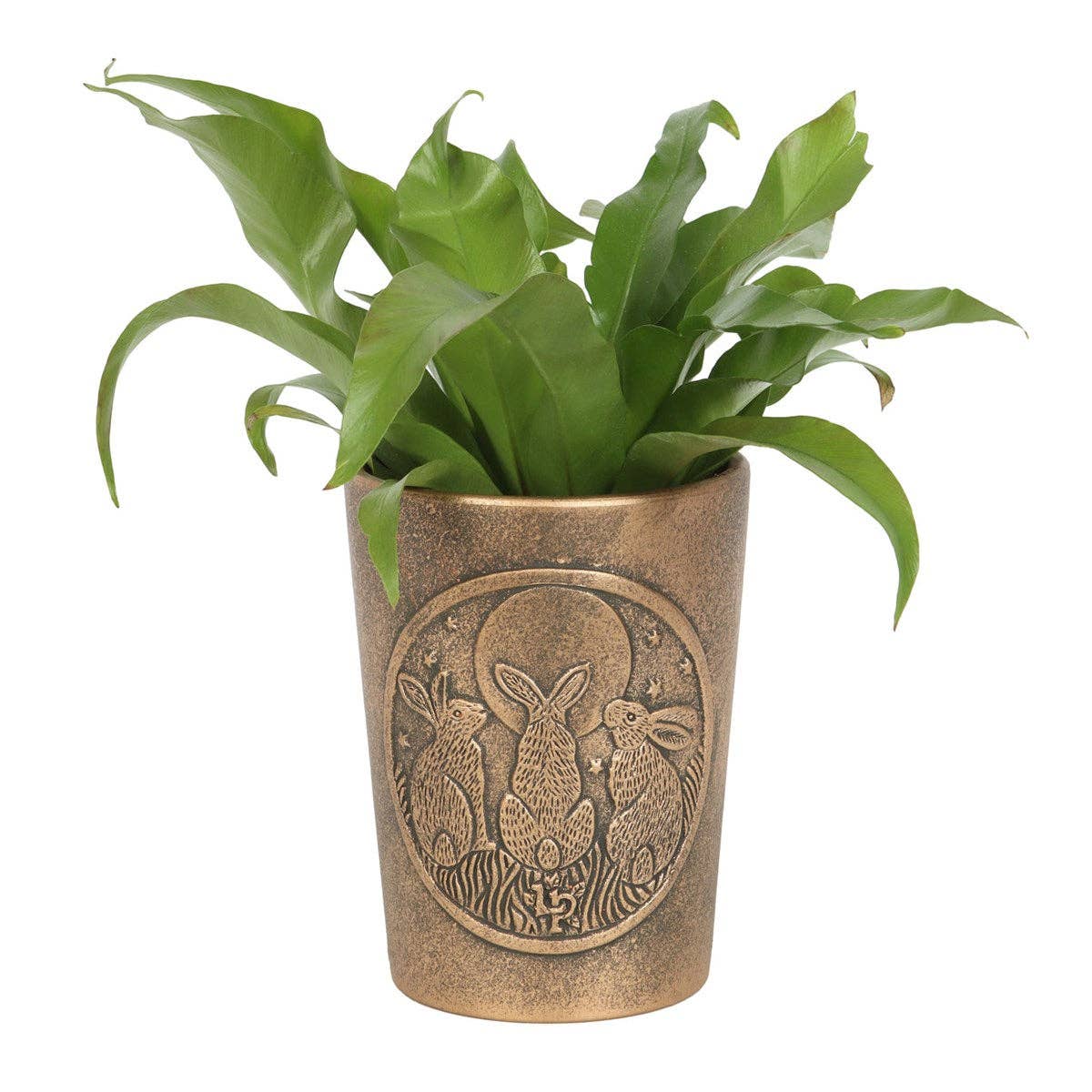 Something Different Wholesale – wholesale Plant pot – Moon Shadows Bronze Terracotta Plant Pot by Lisa Parker1