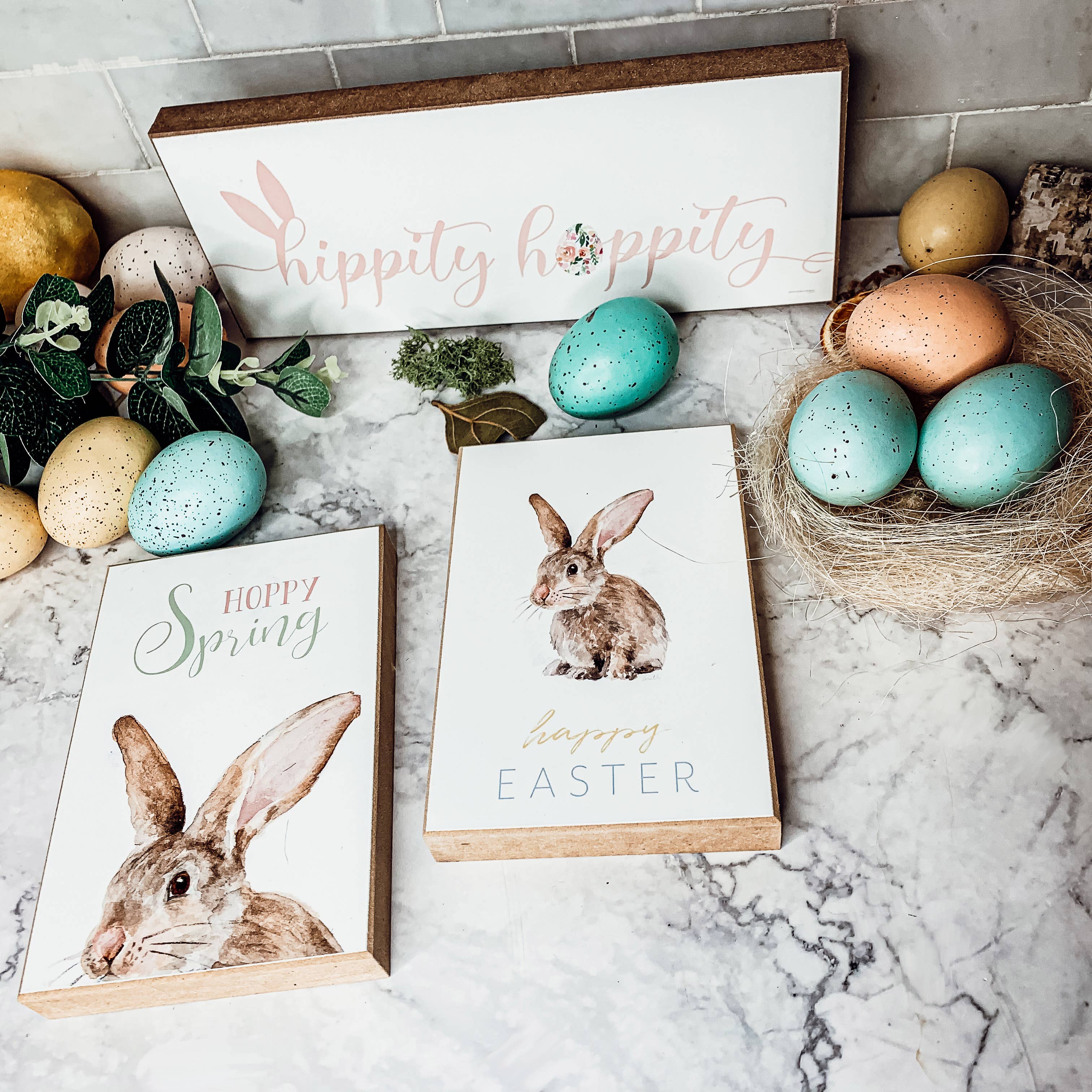 Gia Roma - Wholesale Sign - Easter Home Decor Signs Wooden, Easter Bunny Home Decor7