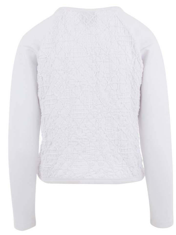 Cara Mixed Media Raglan for wholesale by QUINN