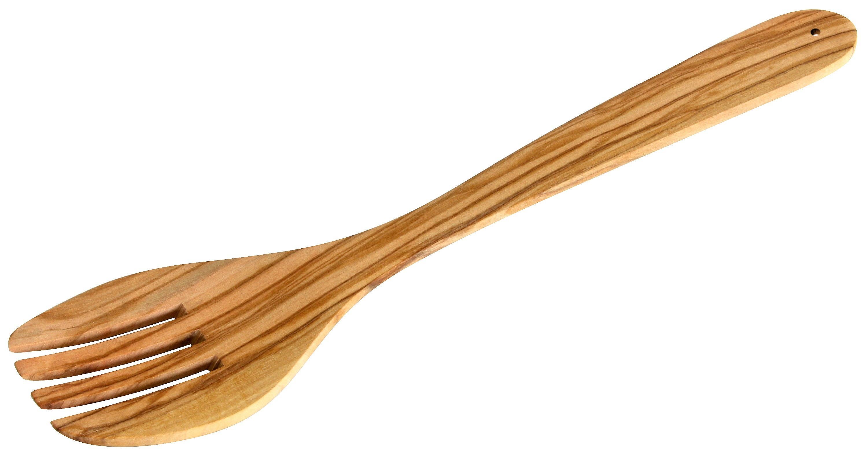 Fackelmann - Wholesale Serving Utensil - Fackelmann Salad Cutlery Olive Wood Edition1