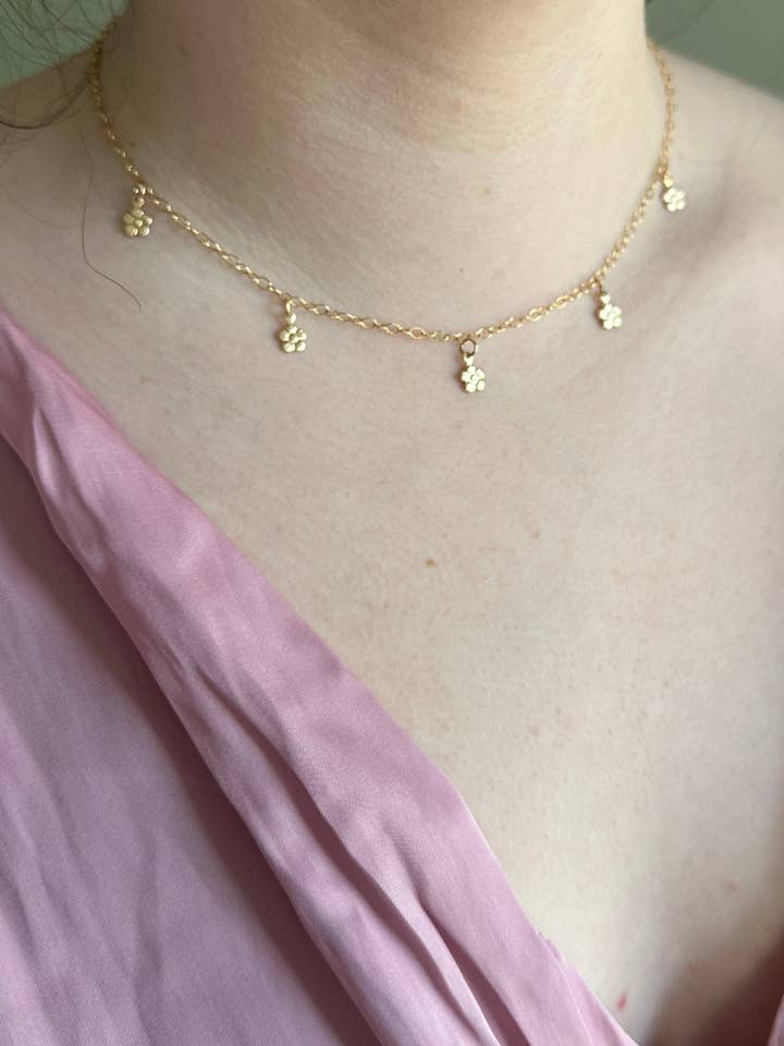fleur necklace for wholesale by Clover House