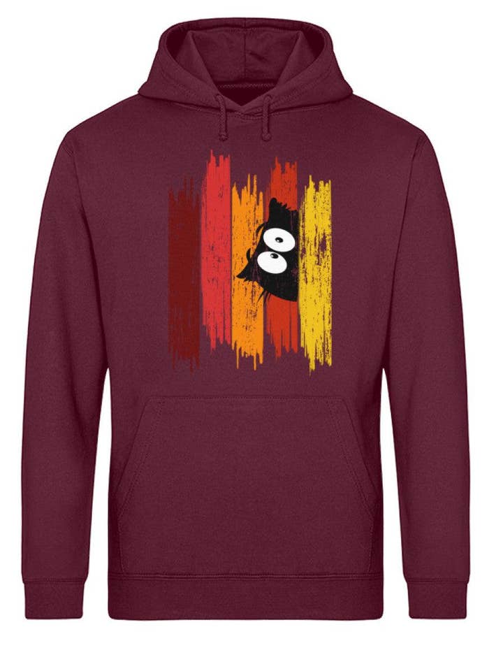 Sudadera con capucha orgánica básica unisex Owl Brushstroke para venta al por mayor de Uwaldu