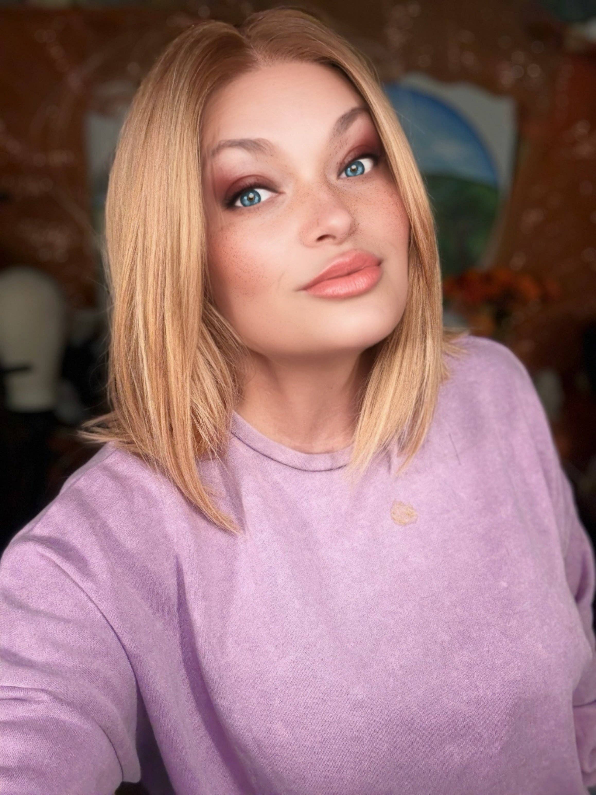 Naomi's Happy Place Shop – wholesale Wig/hair piece – PEACH CLOUD2