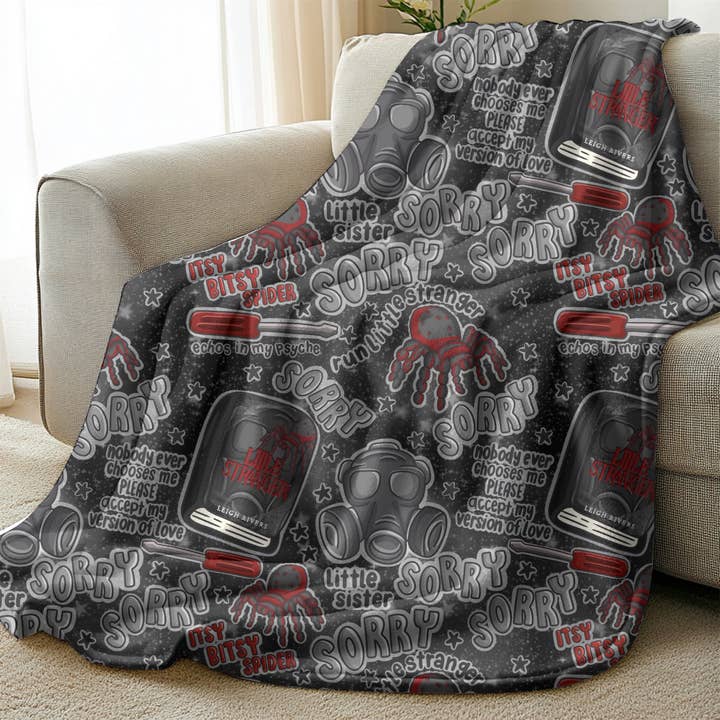 Sorry Little Stranger Blanket for wholesale by Posh Paperie