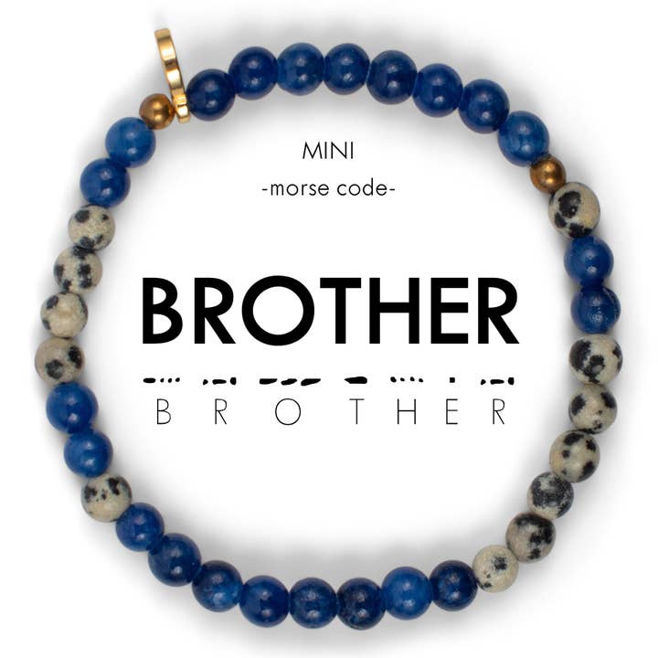 MINI Morse Code Bracelet | Brother for wholesale by ETHICGOODS