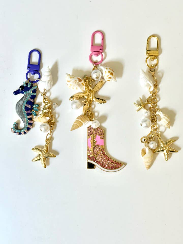 Bag Charms- with Hangers 1 of a kind for wholesale by HoopLa