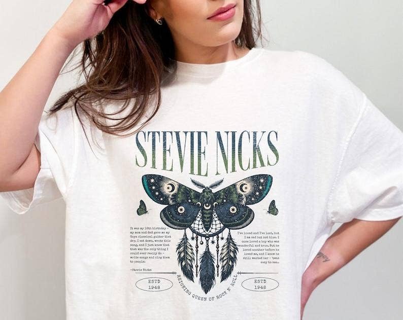 TheKingShirt - Wholesale Graphic Sweatshirt - Women's - Stevie Nicks Tour 2025 Merchandise Collection