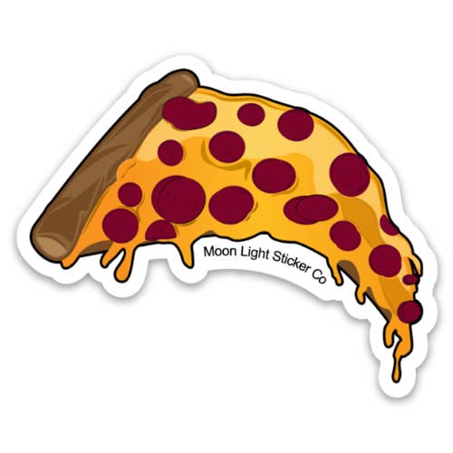Pizza Sticker for engroshandel hos Moon Light Sticker Co