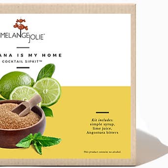 Mélange Jolie Havana is My Home Cocktail SipKit (Case of 6) for wholesale by Melange Jolie Cocktail SipKits