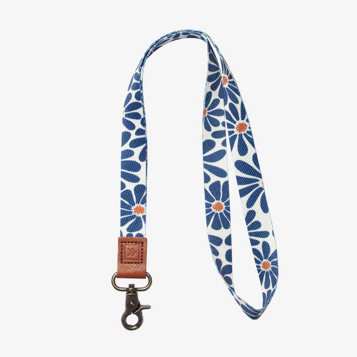 Emmeline Navy Neck Lanyard for wholesale by Thread