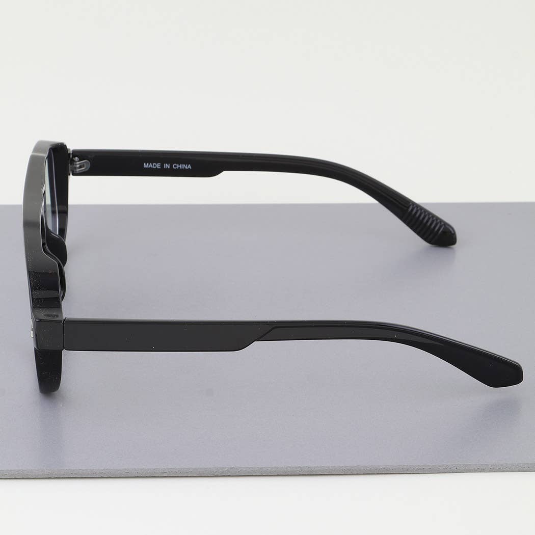 MIX  Ribbed Aviator Blue Light Blocker Optical Glasses for wholesale on Faire3