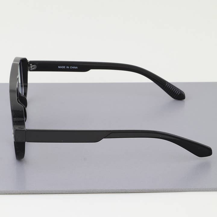 MIX Ribbed Aviator Blue Light Blocker Optical Glasses for wholesale on Faire3