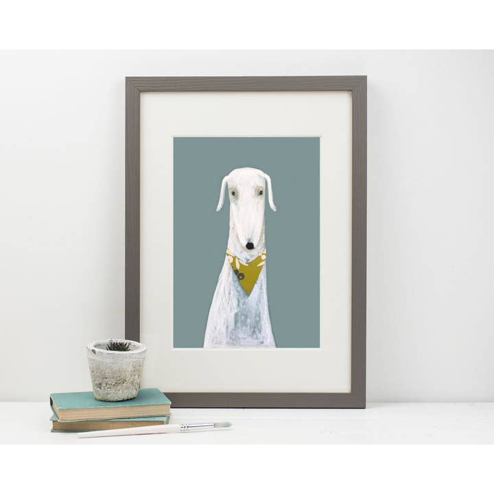 Betsy Dog Large Framed Print for wholesale by Print Circus