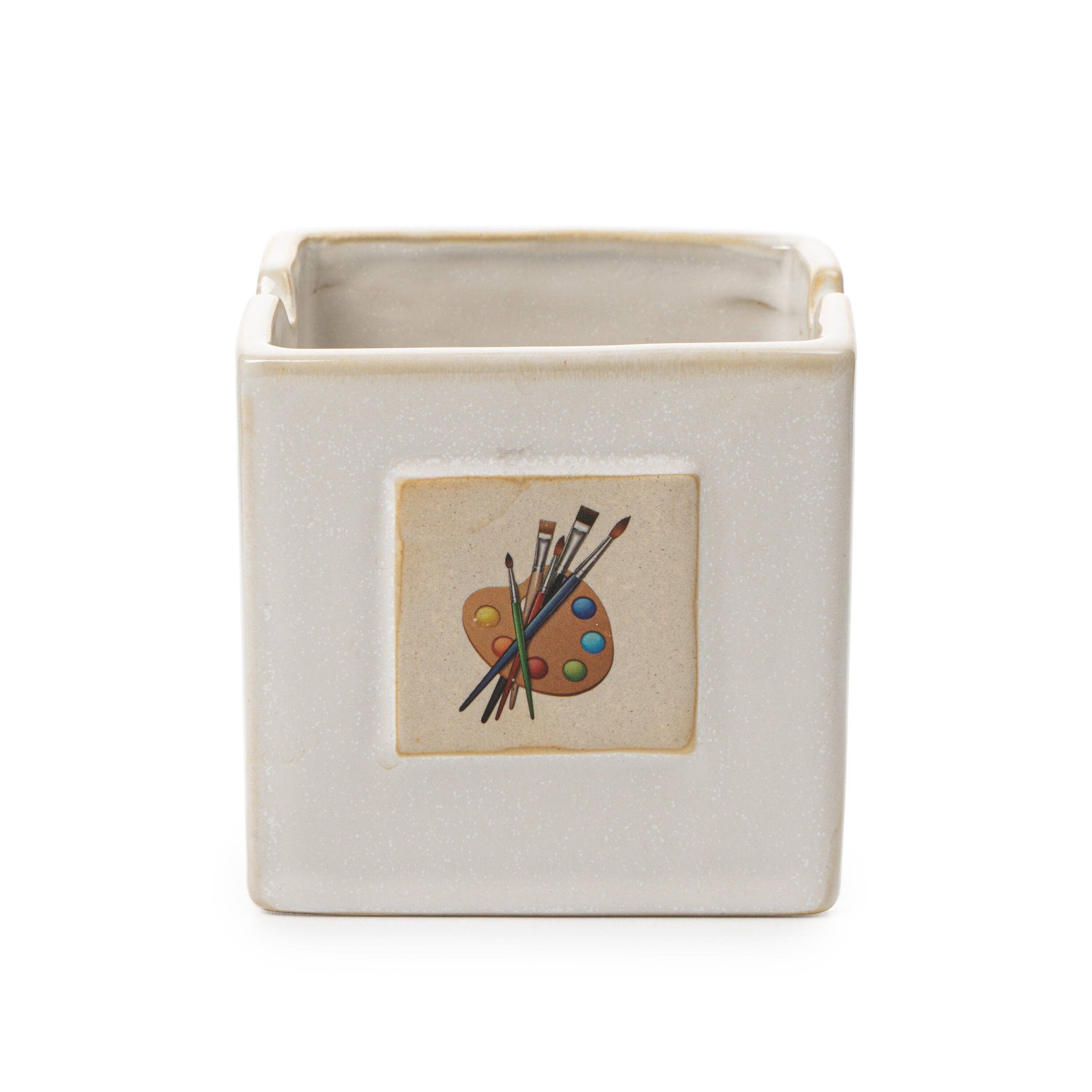 The Wine Savant /  Khen Glassware - Wholesale Paint Set - Painters Artist Cup by Gute 3.5"H 3" W - Paint Mixing Cup5