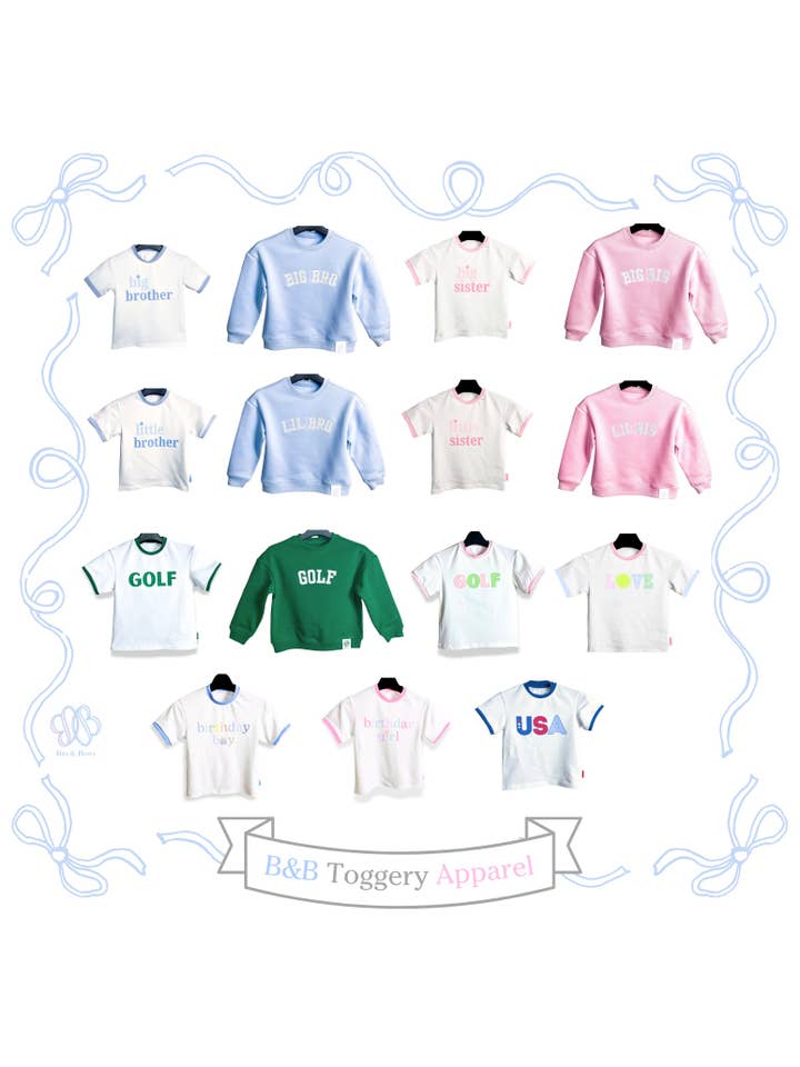 Bits & Bows - Wholesale Sweatshirt - Kids - Lil Sis Sweatshirt (sizes 3m - 4t)7