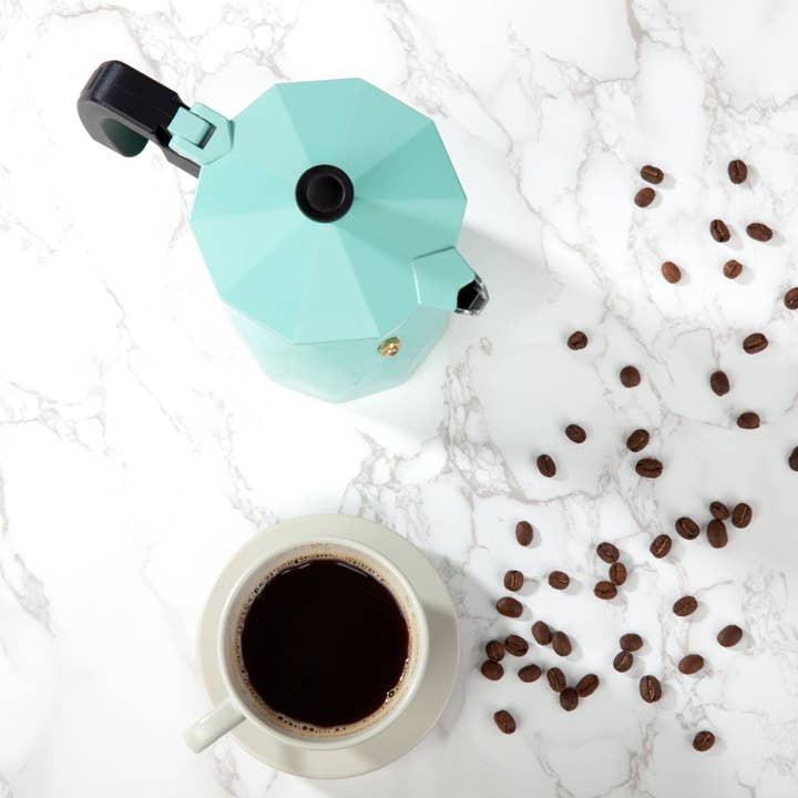 Holstein Housewares - Wholesale Espresso Maker - 6-CUP ALUMINUM ESPRESSO MAKER6