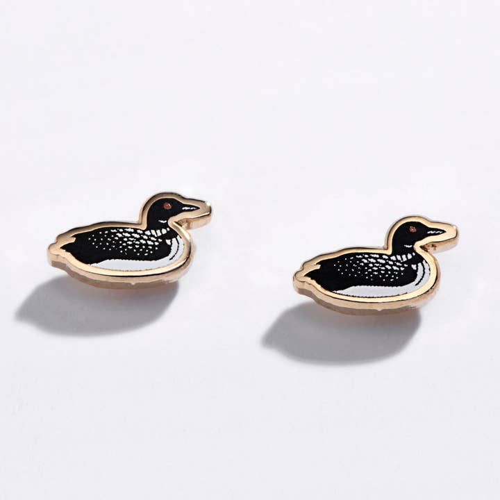Loon Studs for wholesale by Larissa Loden