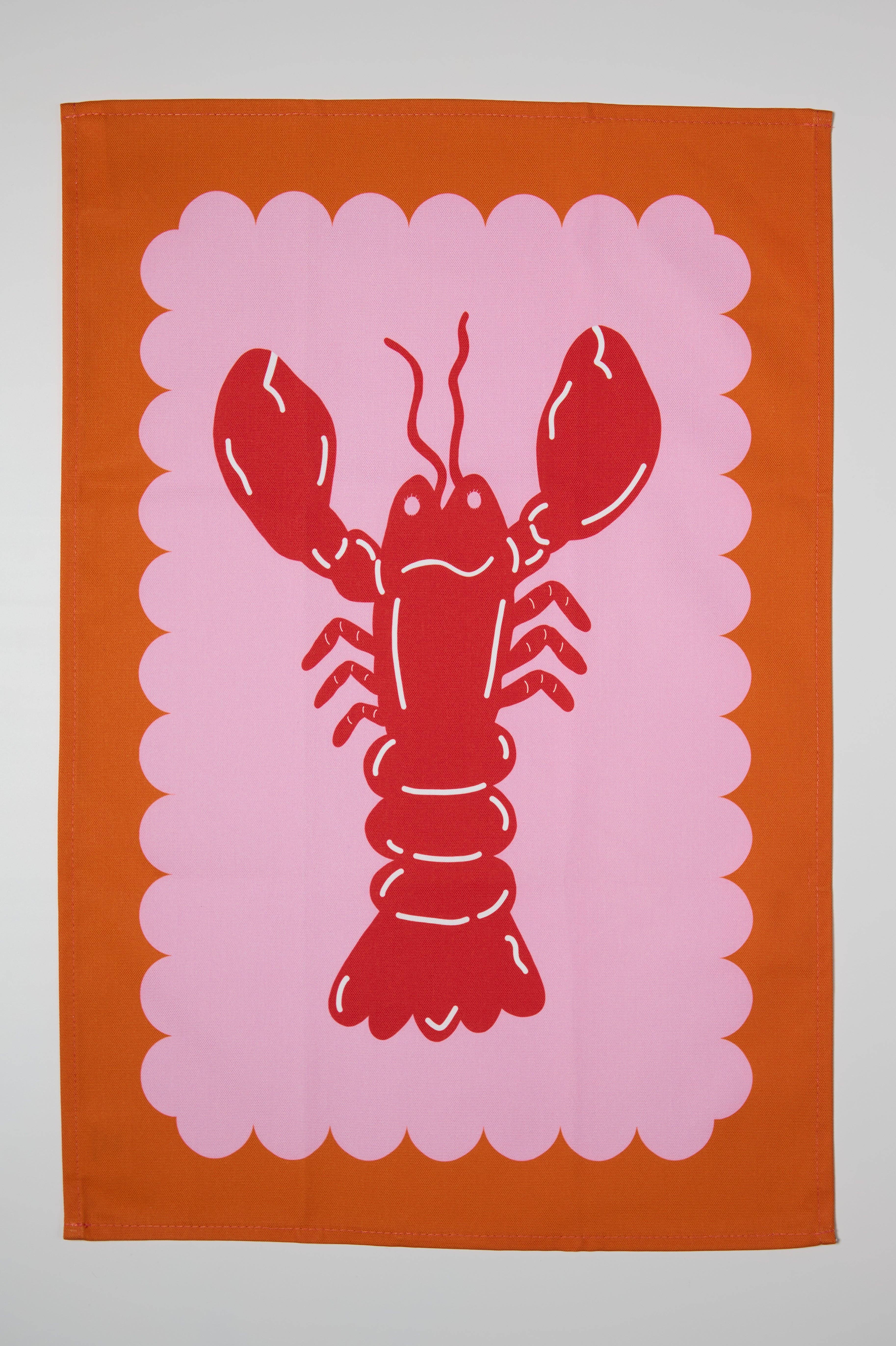 Maddison Ball Creative - Wholesale Tea Towel - Lobster Scallop Tea Towel2