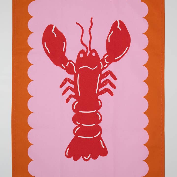 Maddison Ball Creative - Wholesale Tea Towel - Lobster Scallop Tea Towel2