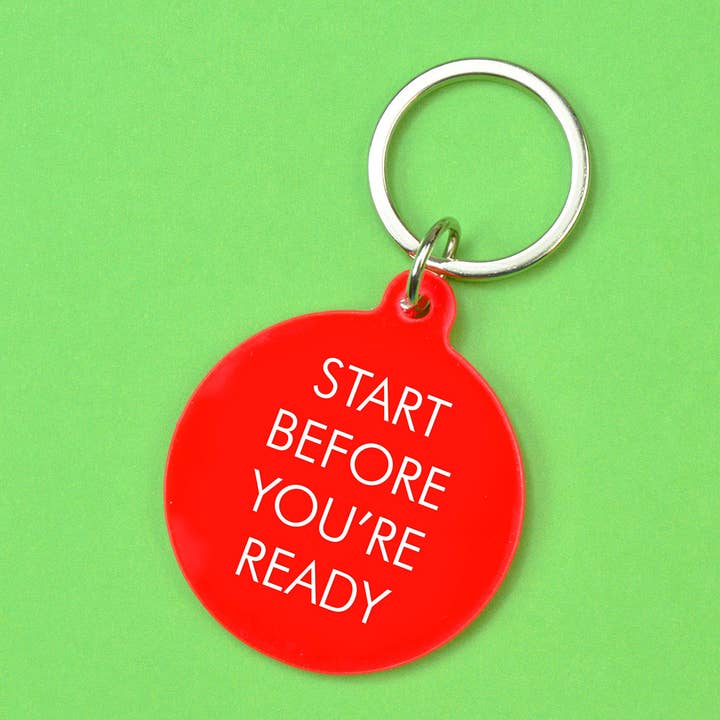 Start Before You're Ready Keytag for wholesale by Flamingo Candles
