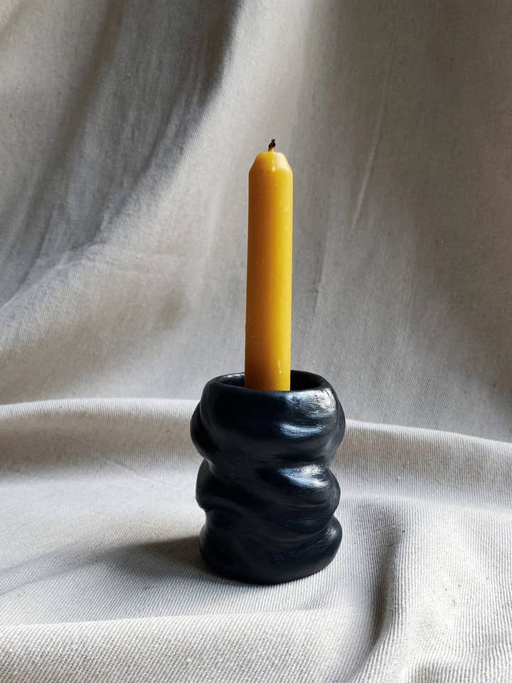 FORMA III - concrete candle holder for wholesale by Atelier La Rouleuse