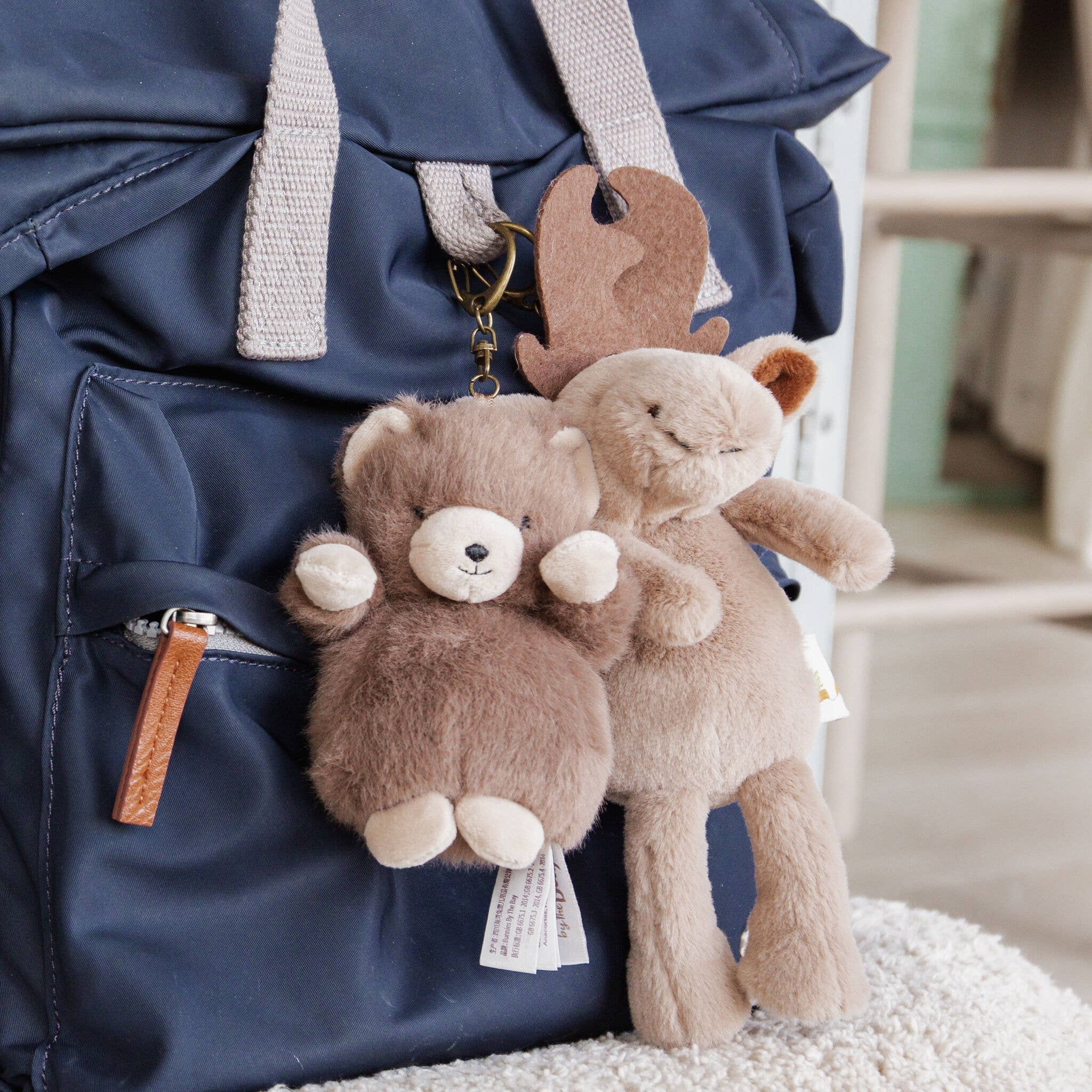 Bunnies By the Bay - Vente Porte-clés – enfant - Breloque de sac Bruce the Moose4