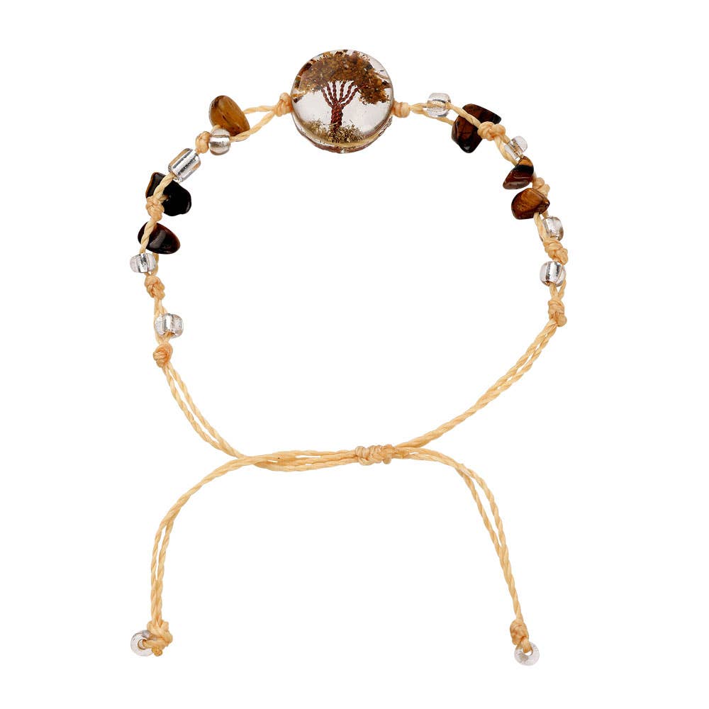 Benjamin International - Wholesale Woven/Braided Bracelet - PULL TIE TREE BRACELETS1