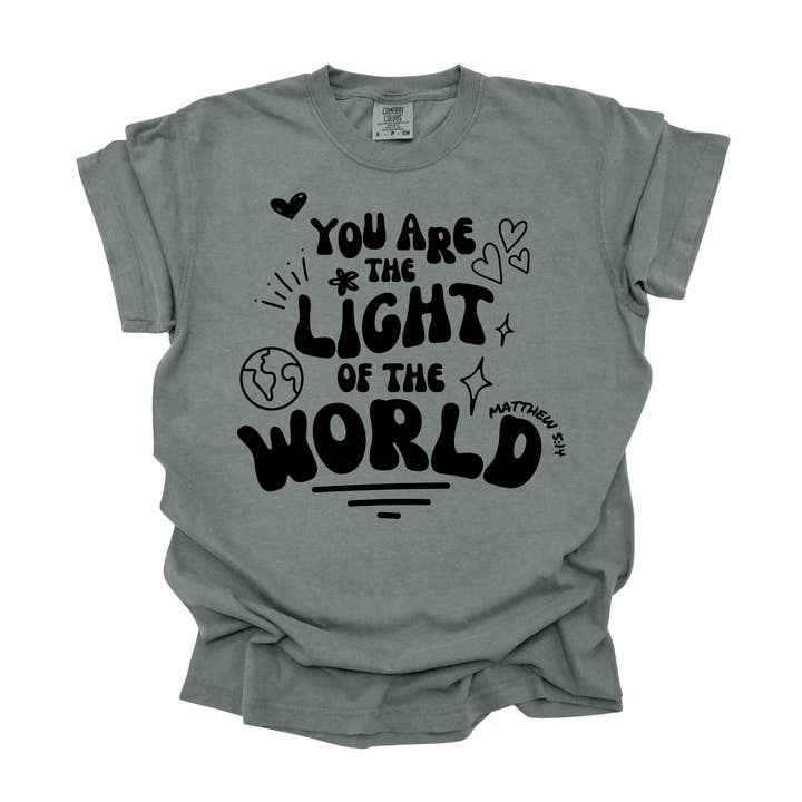 You are the light of the world Tee for wholesale by Made By Yen