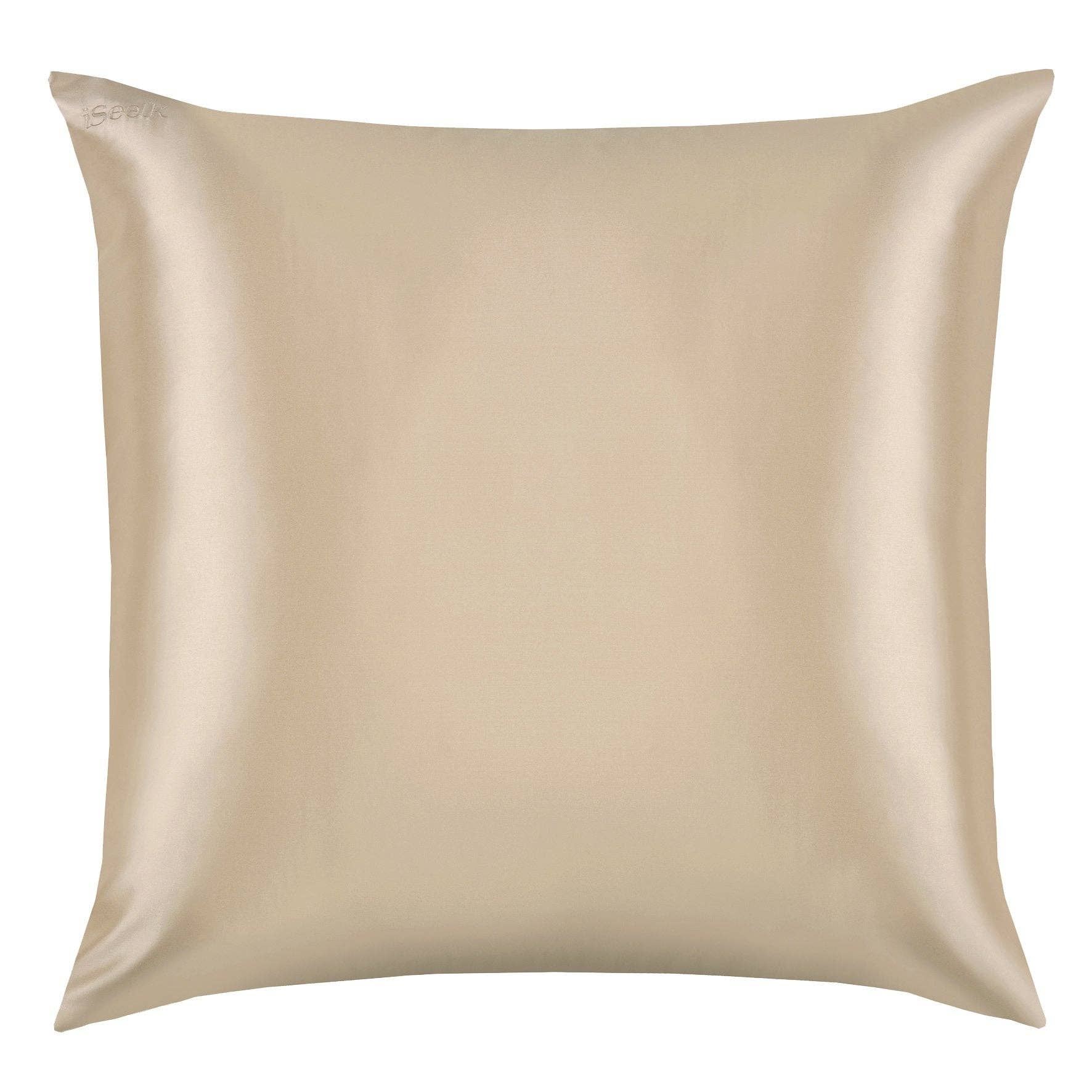 ISeelk - Vendita all'ingrosso Federe/copricuscino - Champagne - Federa in seta biologica1